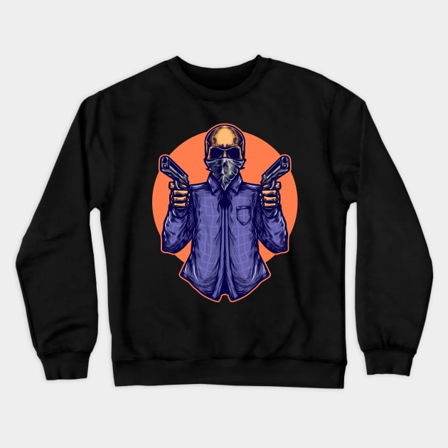 Crime Crewneck Sweatshirt by phsycartwork